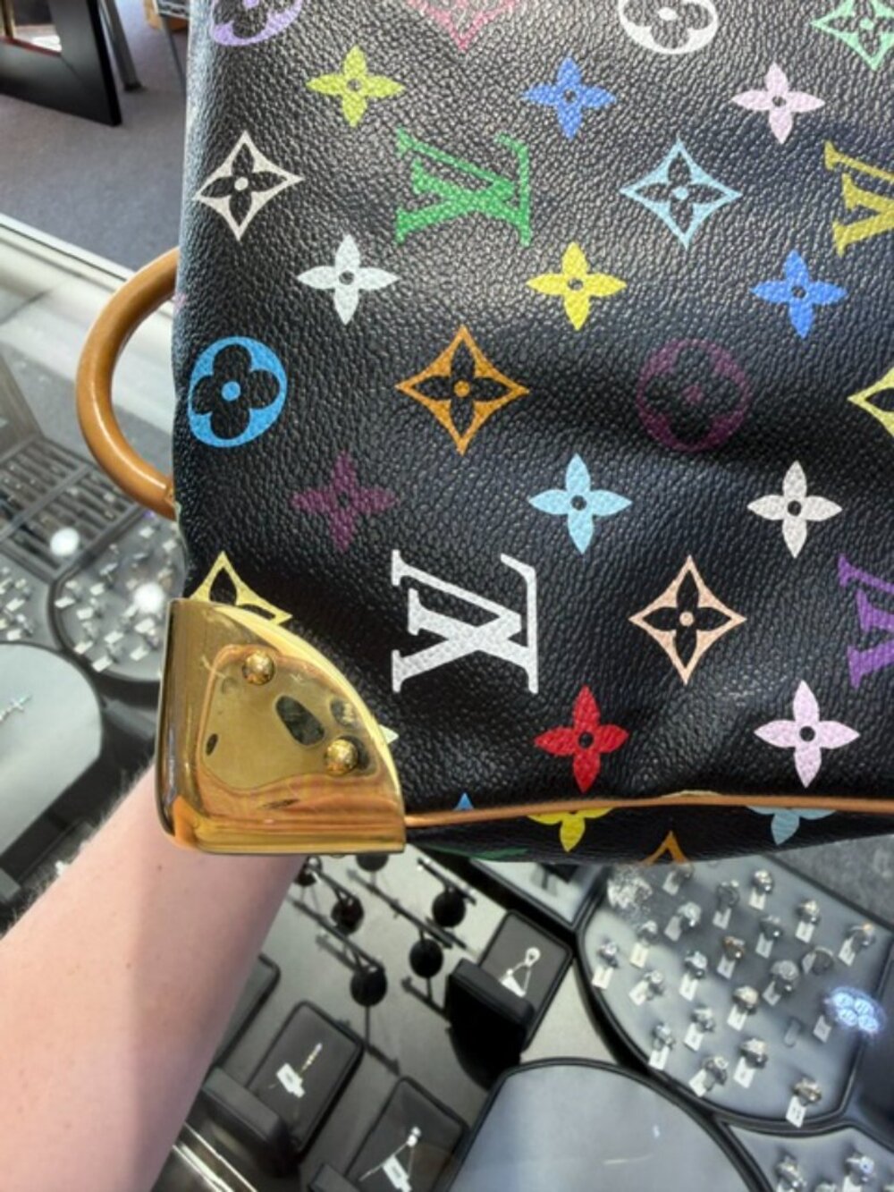Louis Vuitton Speedy 30 Monogram Multicolore Noir - Picture 7 of 14